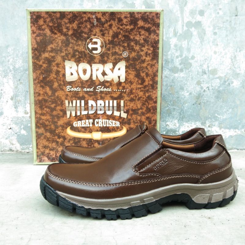 SEPATU KULIT BORSA CALIBER 2 - SEPATU SNEAKERS PRIA ORIGINAL ASLI BORSA