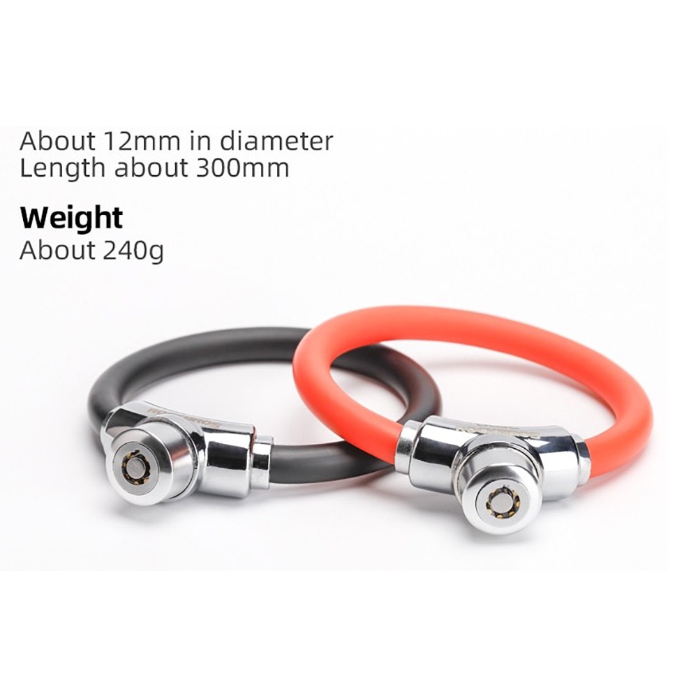 ROCKBROS Ulac A1C O Ring Bicycle Lock Kunci Gembok Sepeda