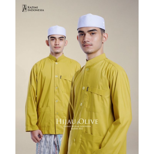 KOKO HAIBAH KAZIMI - HIJAU OLIVE | KOKO HABAIB MODEL AMMU