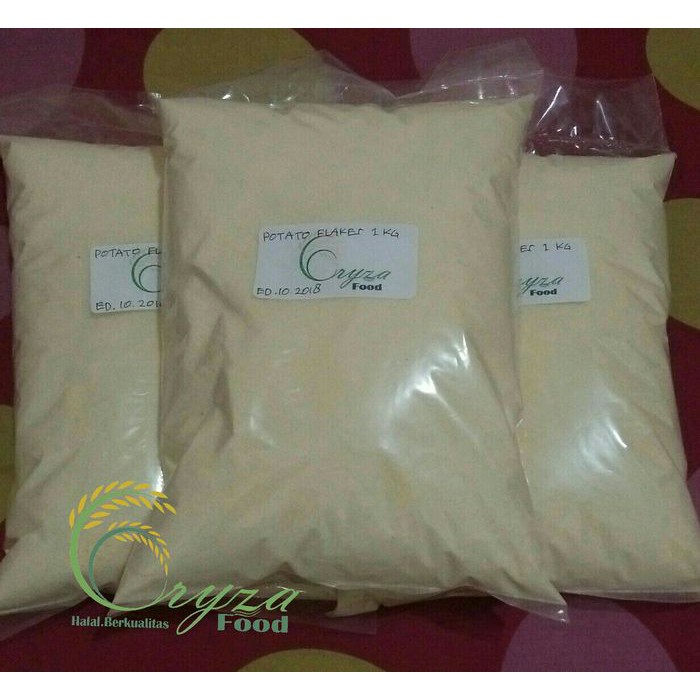 

TERLARIS DAN KENTANG BUBUK POTATO FLAKE LUTOSA 1 KG.