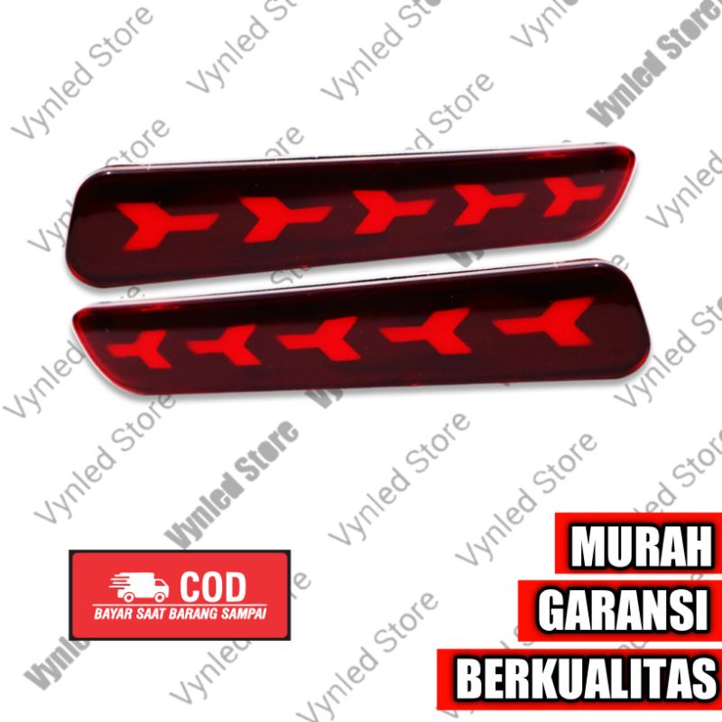 Lampu reflektor led bumper mobil ertiga sepasang