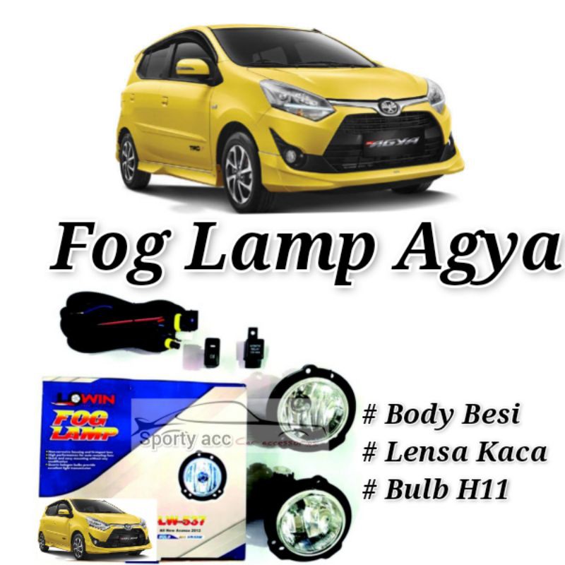 fog lamp toyota agya