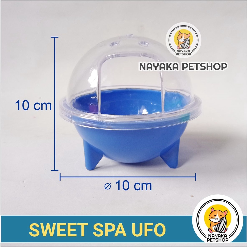 Sweet Spa Ufo Tempat Mandi Pasir Wangi Hamster