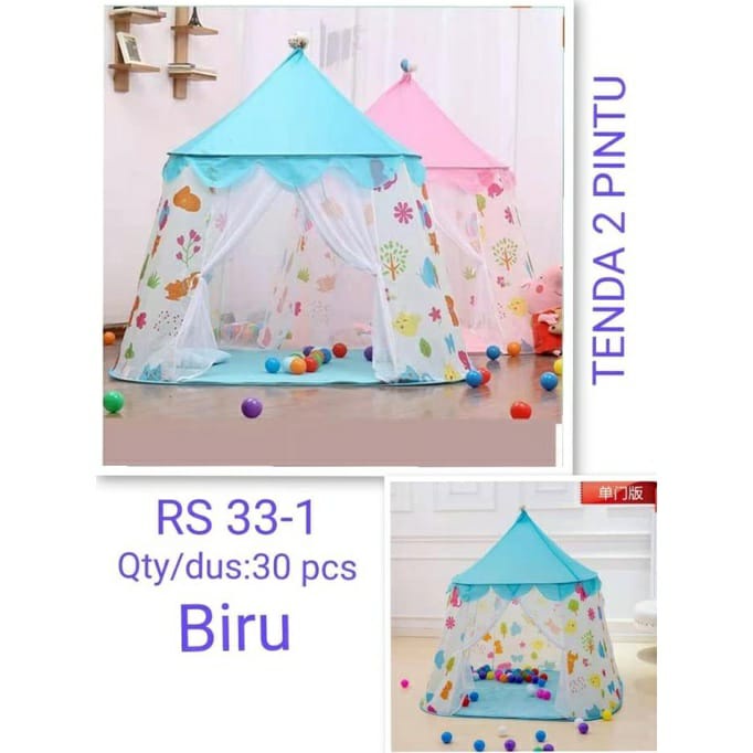 TENDA ANAK BERMAIN 2 PINTU BISA DILIPAT SERBAGUNA [SWEETSPACE]