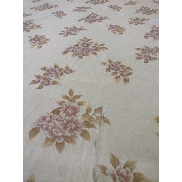 ~Kain Bludru Lembut | Kain Jenis Handuk | Kain Motif Bunga | Kain Sofa | Kain Kursi  |  Kain Suede