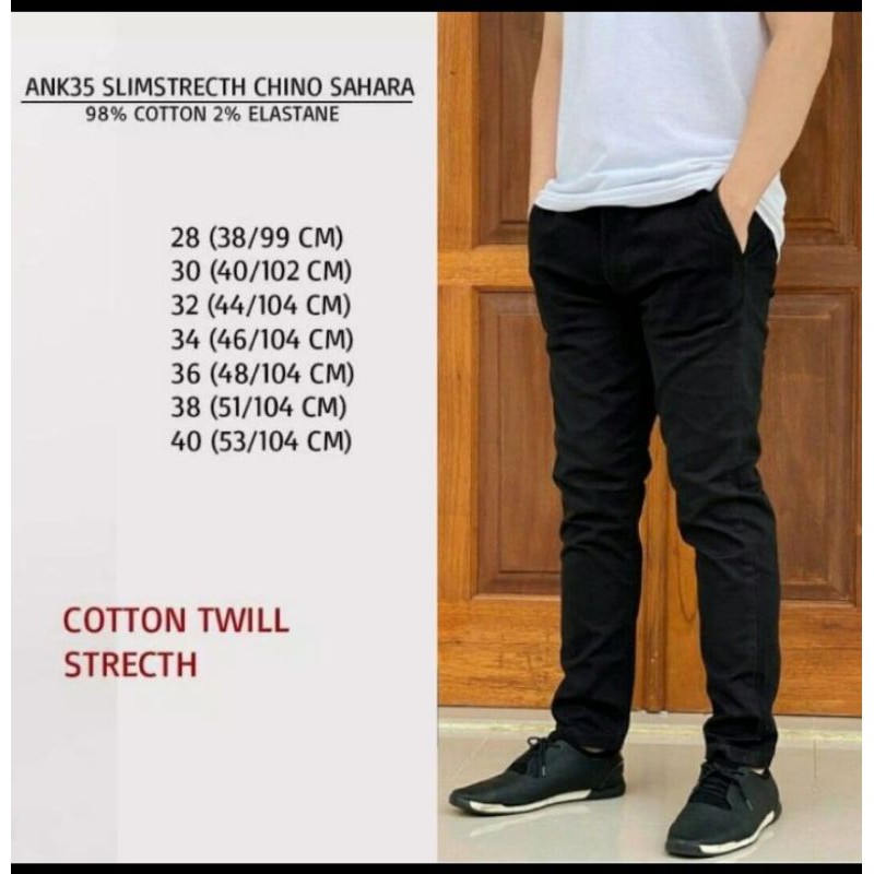 CELANA CHINOS ANKO SLIM STRETCH