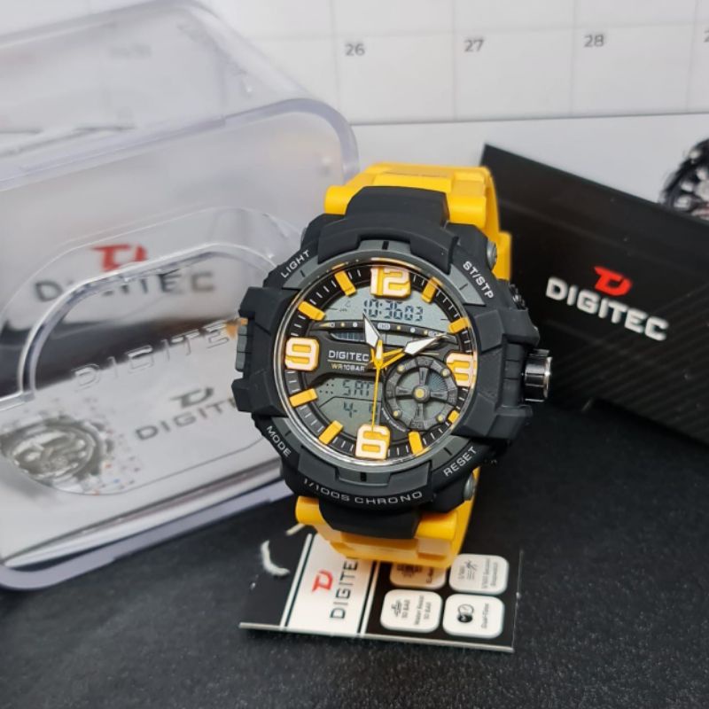 JAM TANGAN PRIA DIGITEC DA 2176 ORIGINAL TAHAN AIR DIGITEC 2176 ANALOG DIGITAL