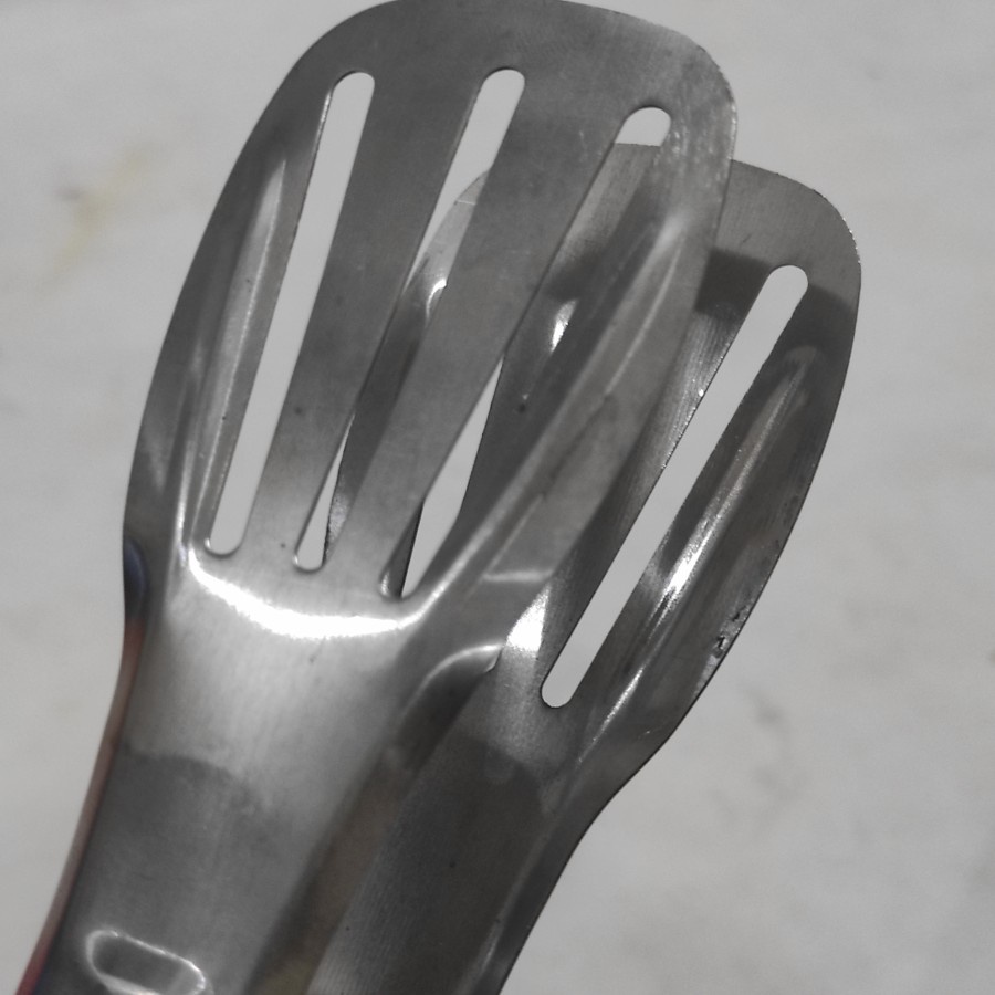 Tong tongs jepit Capit Capitan Gorengan Kue makanan panjang stainless