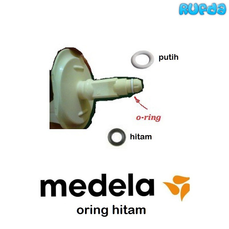 SparePart Pompa ASI Medela Oring (HITAM)