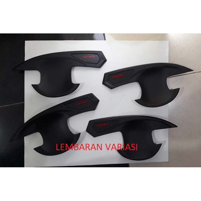 Outer Mangkok Brio List Carbon Tulisan Merah