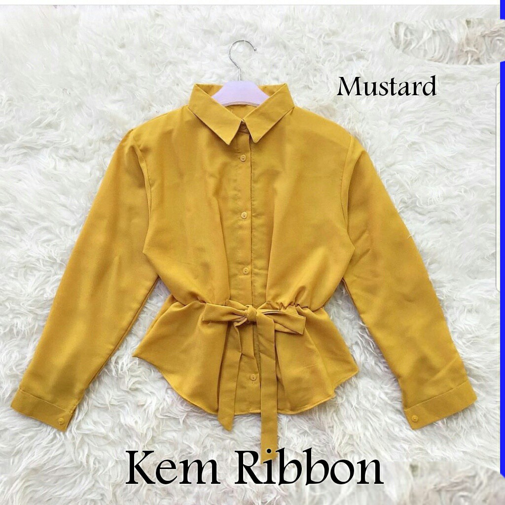 hn kem ribbon 2warna fashionkekinian
