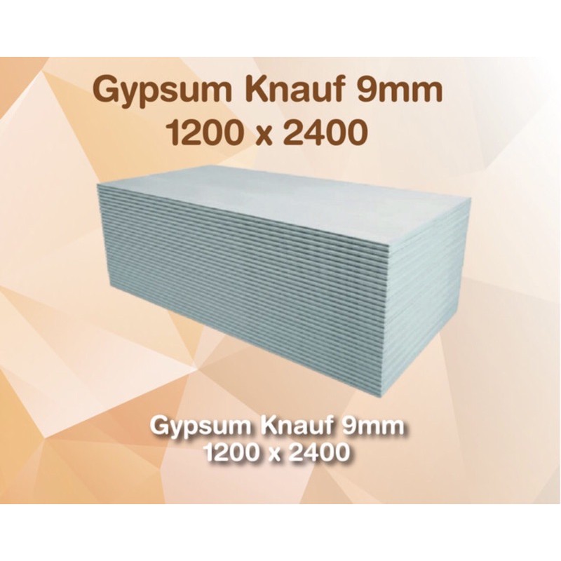 Jual Gypsum Gipsum Knauf 9mm 120 X 240cm Shopee Indonesia