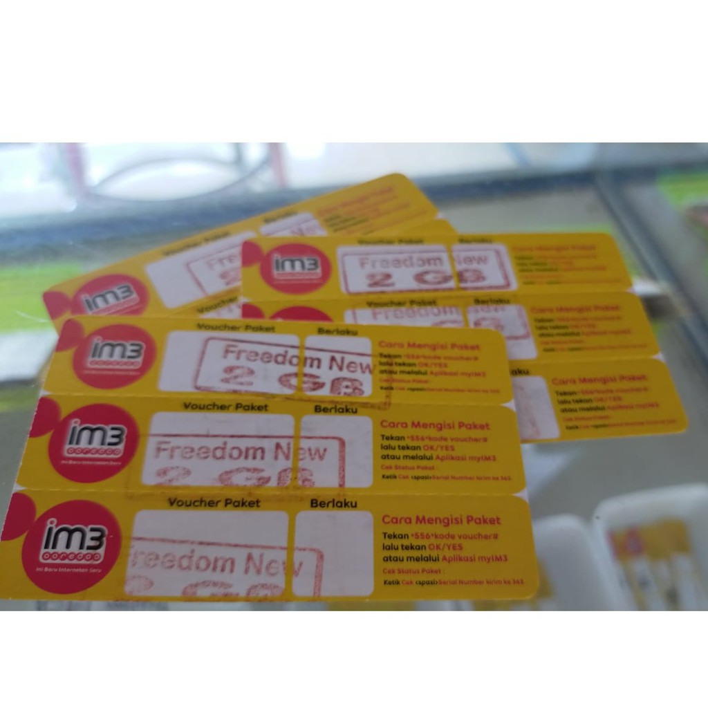 VOUCHER INDOSAT FREEDOM INTERNET 3 GB