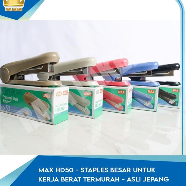 

▲ MAX HD50 - Staples Besar Untuk Kerja Berat - ASLI JEPANG ➾