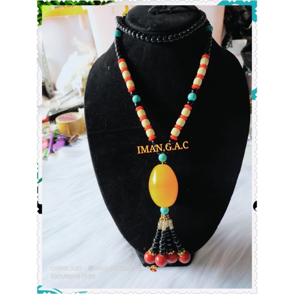 Kalung giok/kalung panjang fashion wanita/kalung hijab.kalung giok kaca premium