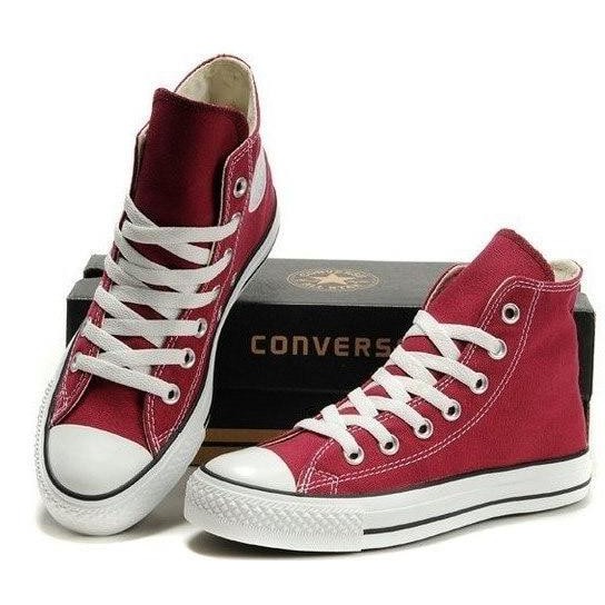More Walk Sepatu All Star Converse Merah Maroon Tinggi Murah