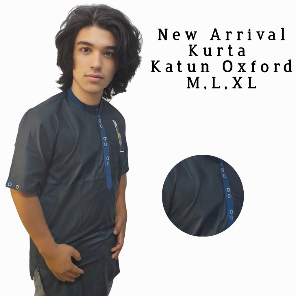 baju koko kurta fashion terbaru bahan katun tuil oxsport madinah terlaris harga super murah