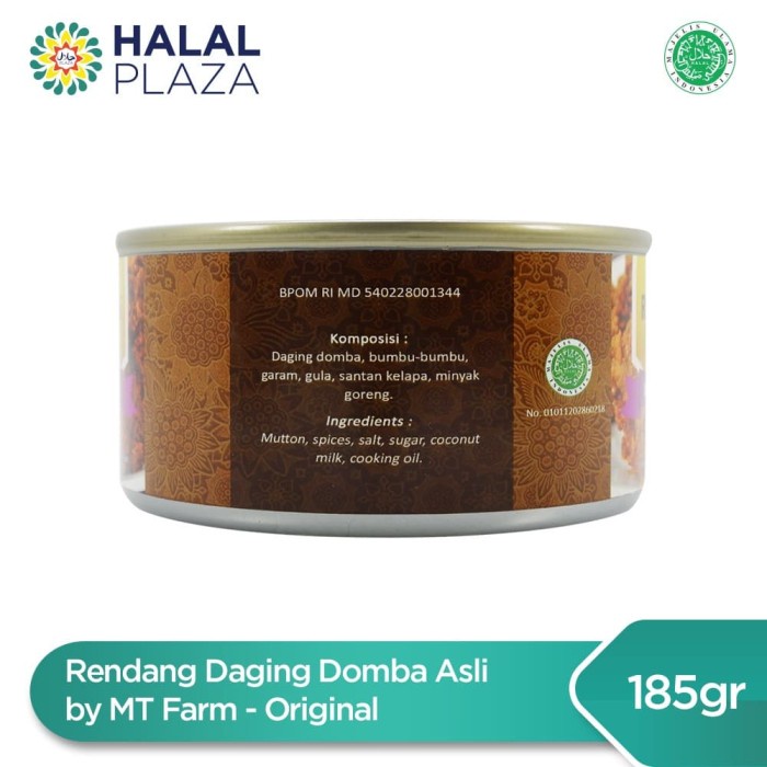 

asa457a Rendang Daging Domba Asli By Mt Farm - Original 185Gr Xa20X1
