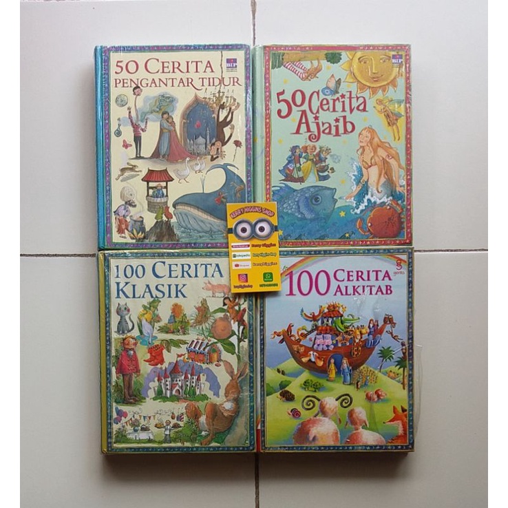 Set 50 Cerita & 100 Cerita (4 buku) HARDCOVER