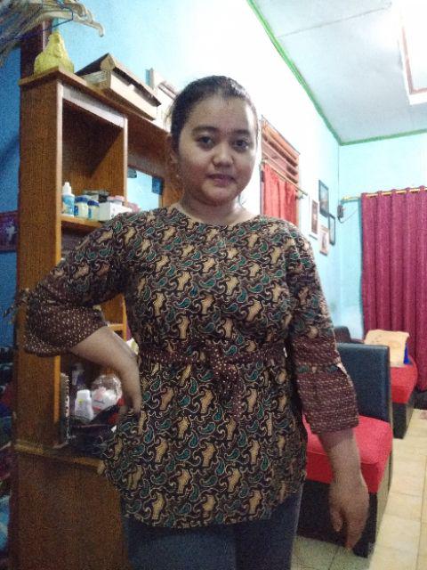 Maura Couple - Sania Ruffle Batik Couple Ori Ndoro Jowi Dnt Garansi Termurah Shopee -