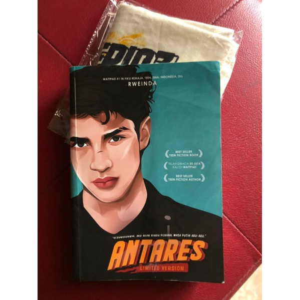 {Preloved Original} Novel Wattpad Bekas Antares - Rweinda Limited Version TTD + bonus totebag
