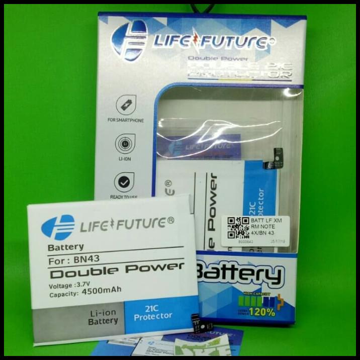 Baterai Double Power Xiaomi Redmi Note 4X Bn43 Bn 43 Bn-43 Original Lf