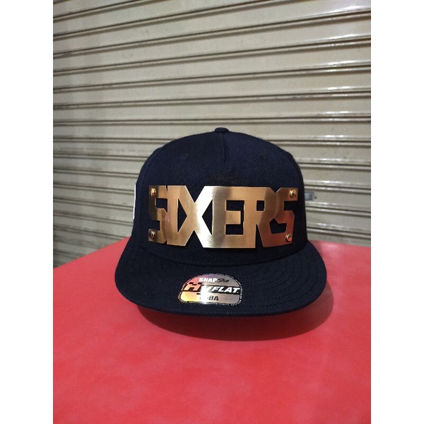 Topi NBA Hyflat Sixers Besi Second