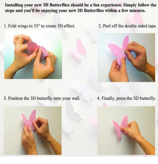 Download 3d Butterfly Double Layer Magnet Shopee Indonesia