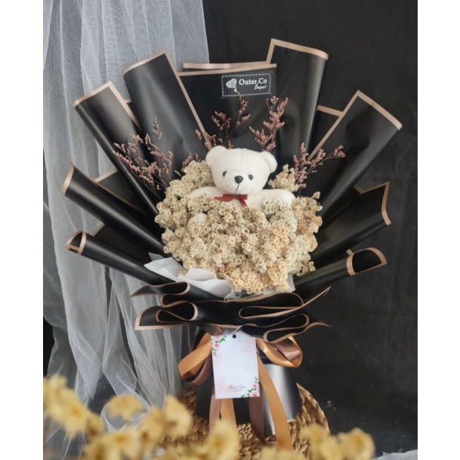 Buket Eldewies/ Buket Wisuda/ Buket Boneka / Buket Bunga Kering