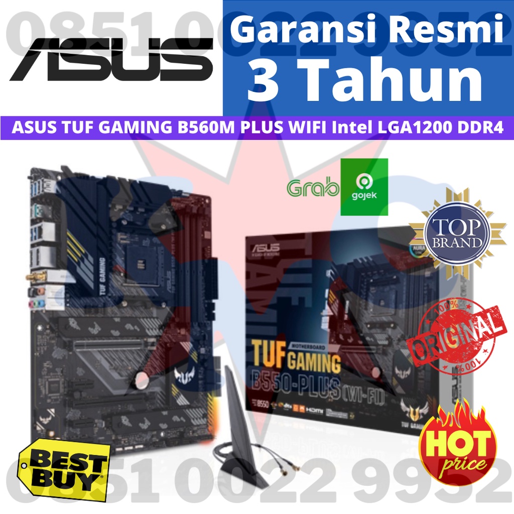 ASUS TUF GAMING B560M PLUS WIFI Intel LGA 1200 DDR4 B560 USB 3.2