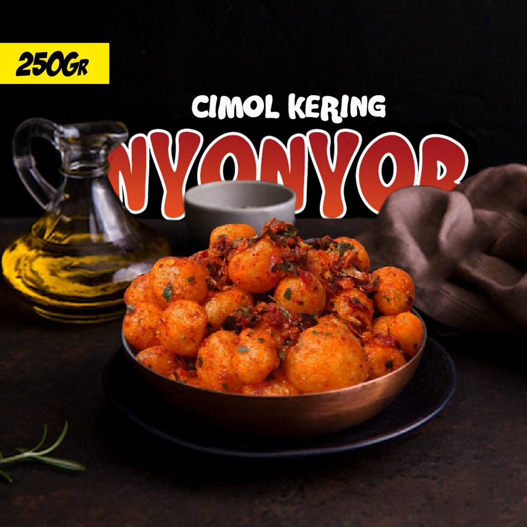 

Cimol Kering 250Gr Varian Rasa | Original Daun Jeruk/Pedas Daun Jeruk NYONYOR | Endog Lewo | Emplod | Rasa Enak Termurah