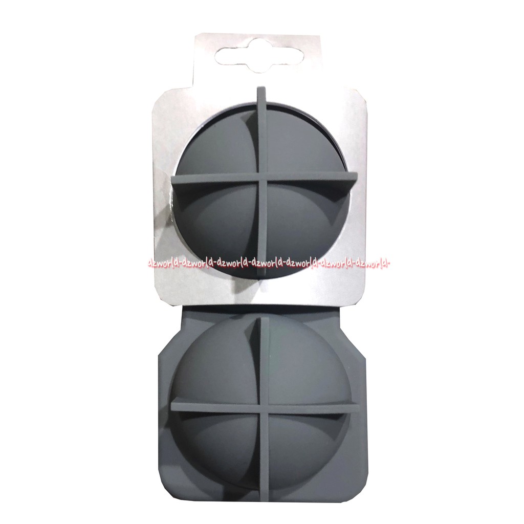 Krischef Ice Mould 2 Balls Alat Cetakan Es Bulat Cetakan Es Batu Bentuk Bola Bulat Bahan Silikon Kris Chef Silicone Silikon Kris