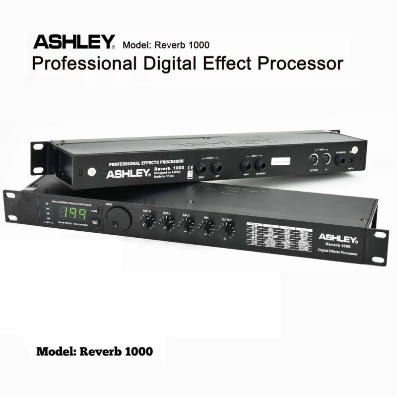 Audio Effect Efek Vocal ASHLEY Reverb 1000 Original TERBAIK
