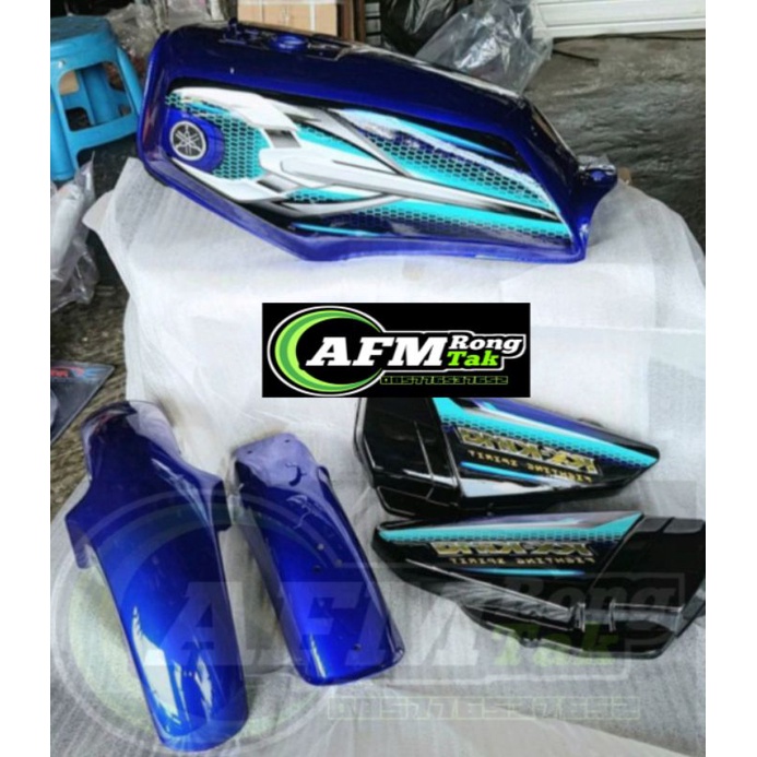 paket tangki rx king new paket bodiset rx king new bodi set rx king new tahun 2007 warna biru movist