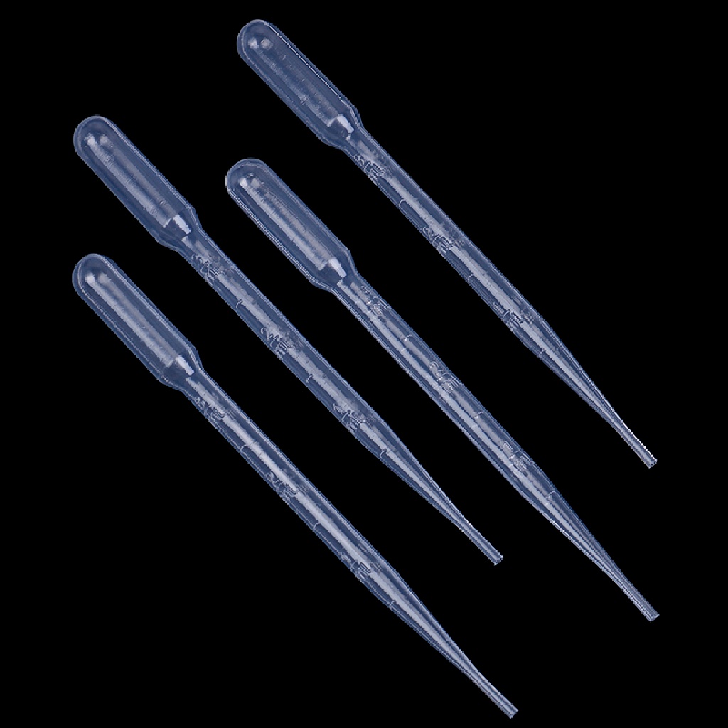 Adawnshbhyu 4Pcs Pipet Plastik 3ml Untuk Memodelkan Tetes Cat