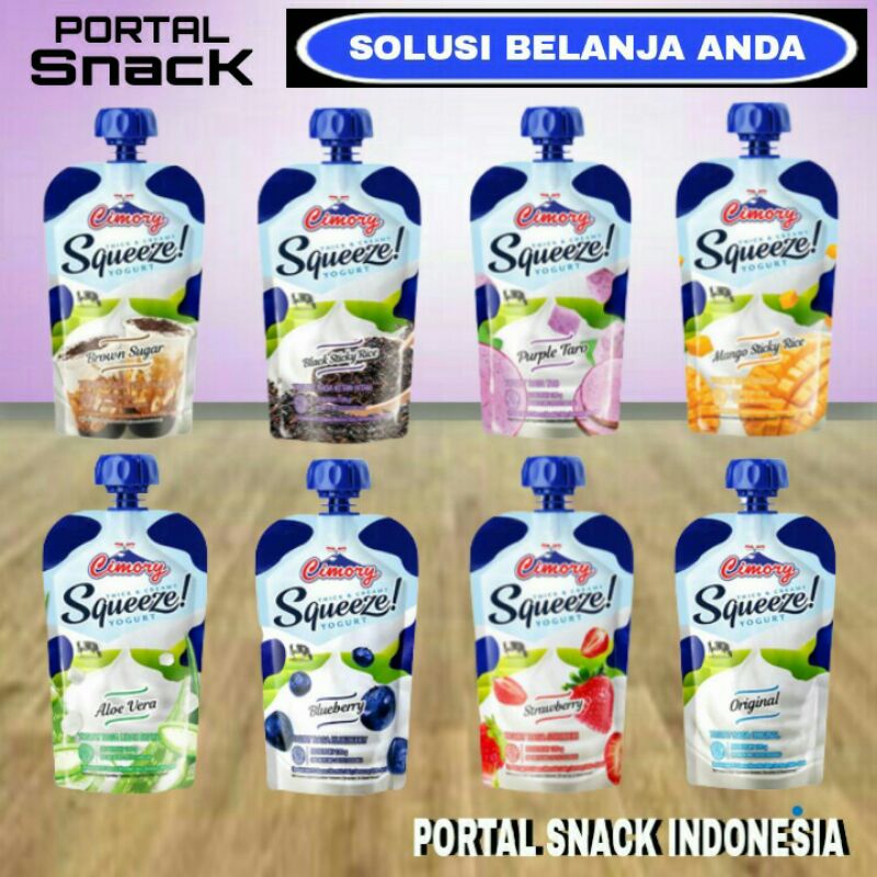 

CIMORY SQUEEZE yogurt all varian rasa 120 gr