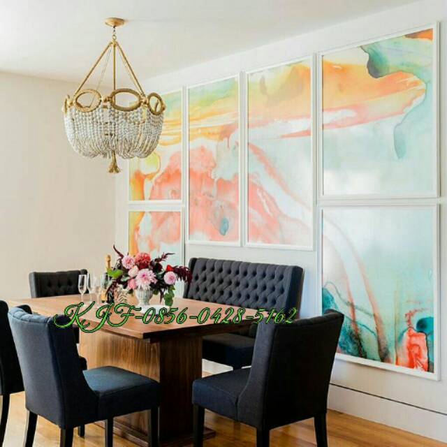 Meja makan minimalis jati meja makan modern jati