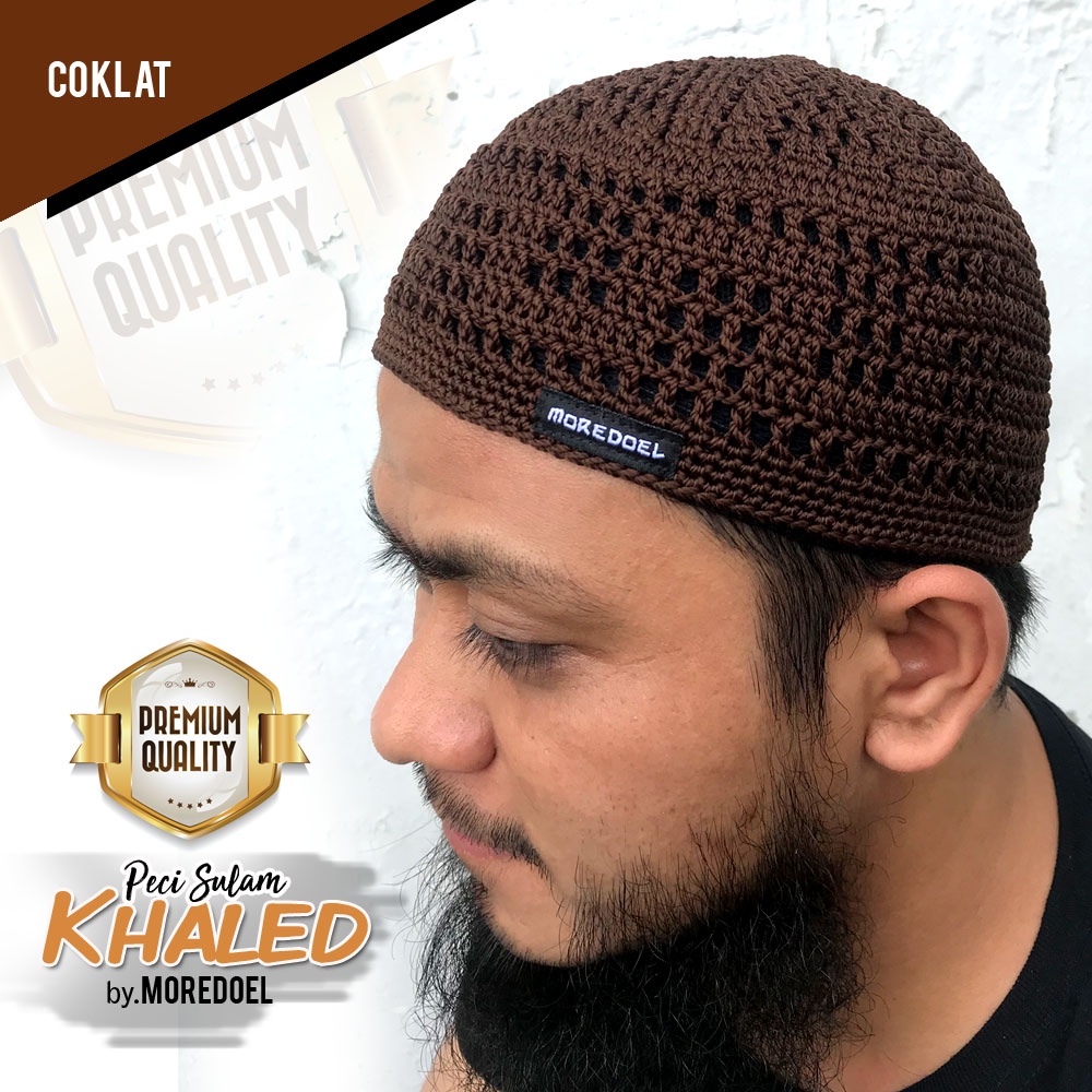 MOREDOEL -  Kopiah Peci Rajut Sulam Khaled by Moredoel
