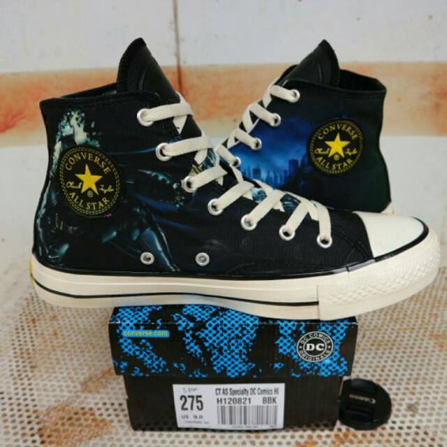 Sepatu Converse Batman Comic 70s All Star Hi