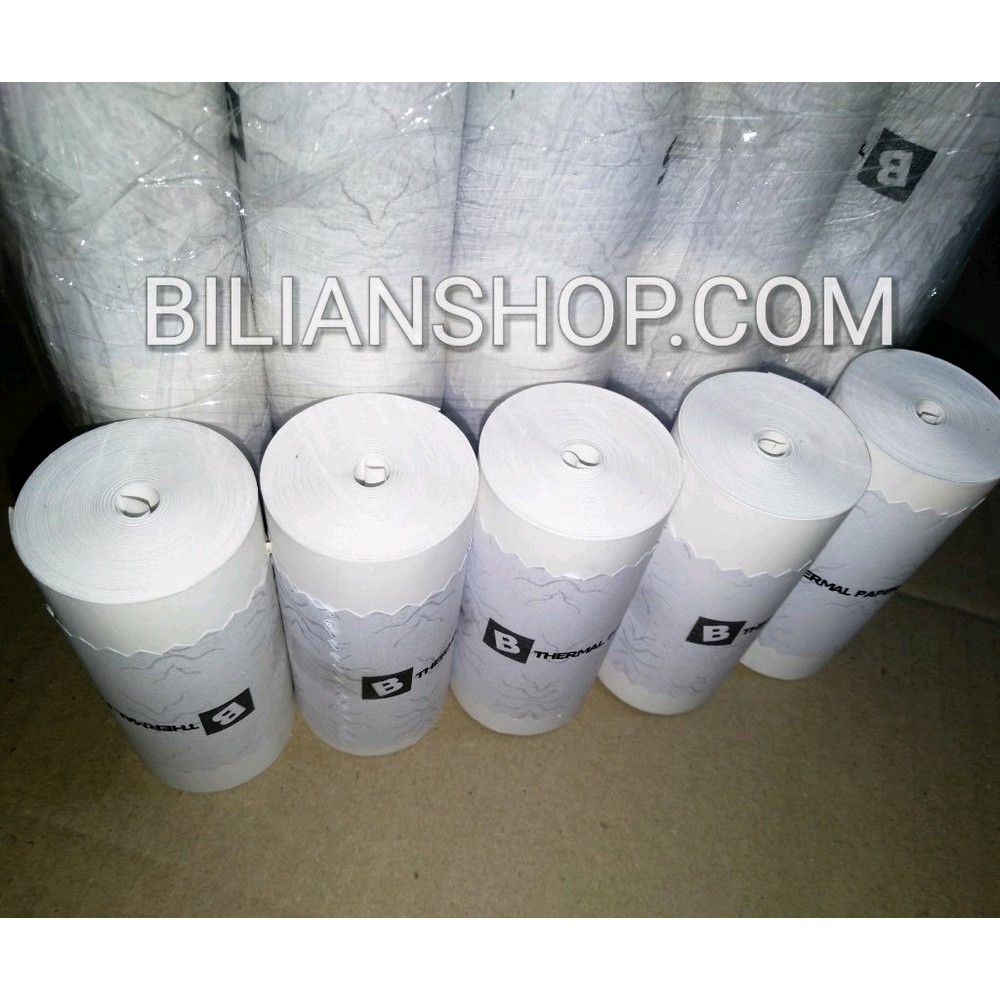 

Jual Kertas 80 x 35 mm struk kasir thermal black coreless untuk printer 80mm Terlaris