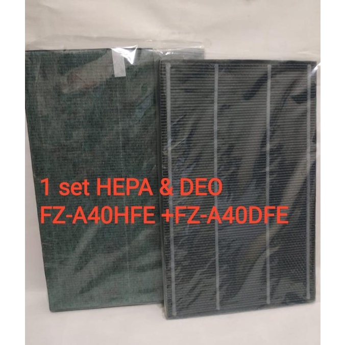 Filter Hepa+Carbon untuk Sharp KC-A40E/Y/TA KC-840E KC-940E KC-C70E