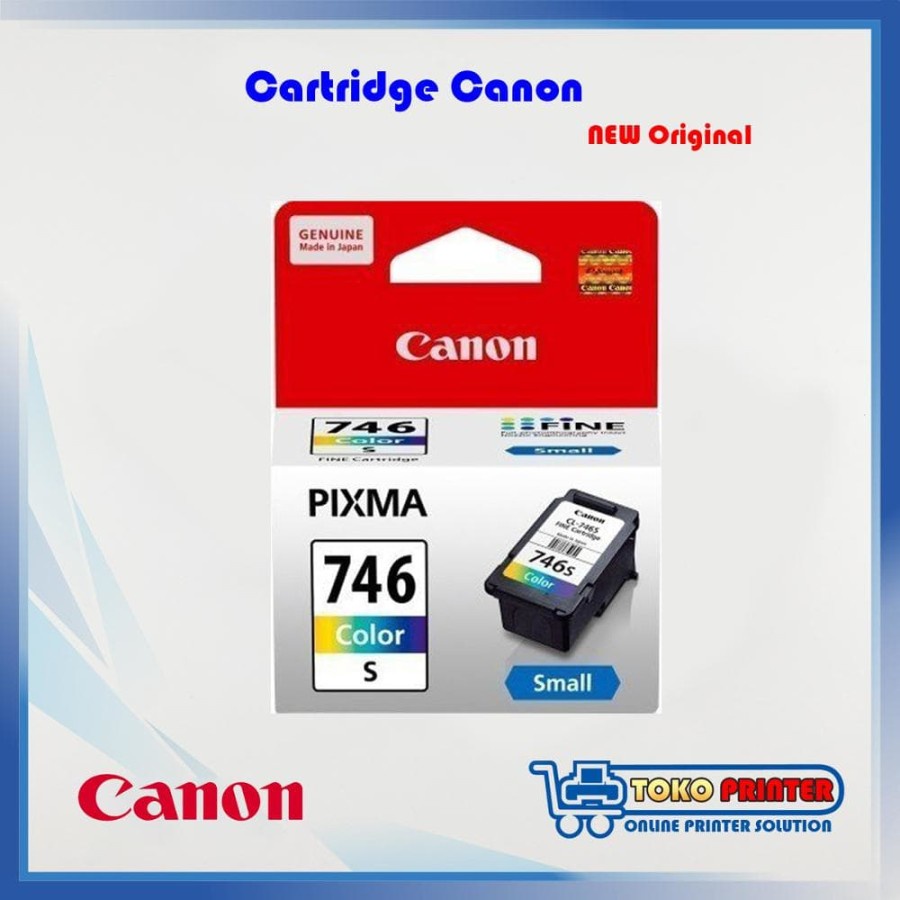 Cartridge Canon CL-746 Color Small NEW Original - Catridge CL746 Warna