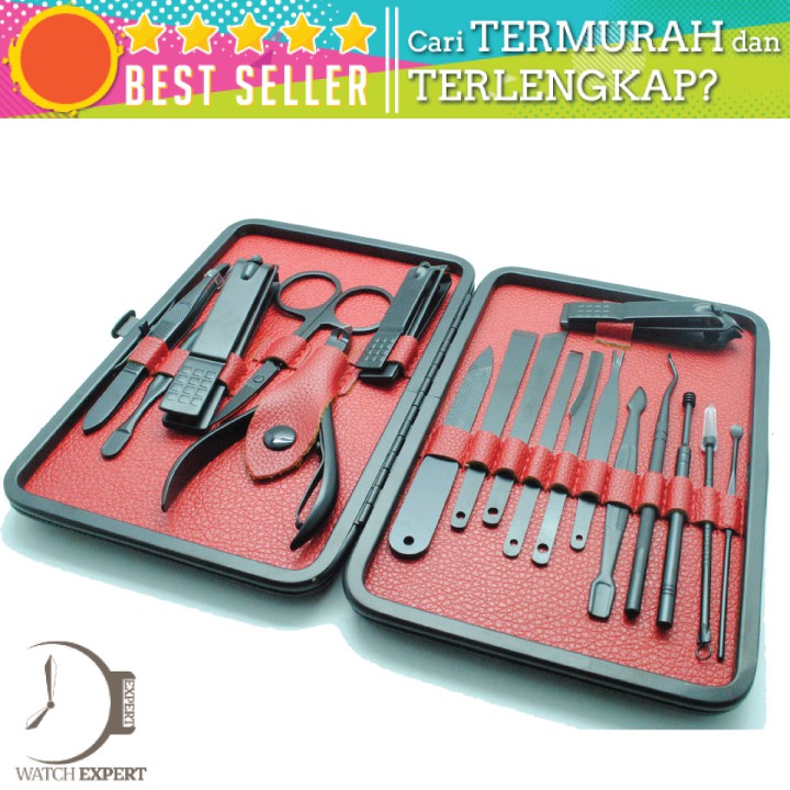 COD Alat Kecantikan Set Manicure Pedicure Nail Art 18 PCS - DIOLAN C545AP