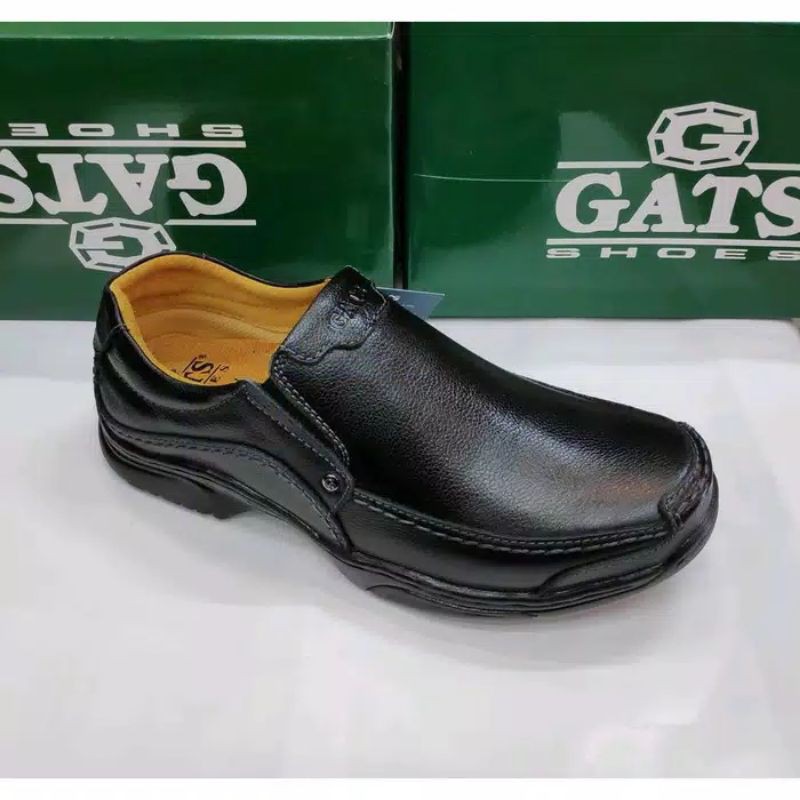 Gats MP2602 || MP 2602 Hitam Sepatu Kulit ORIGINAL GATS SHOES