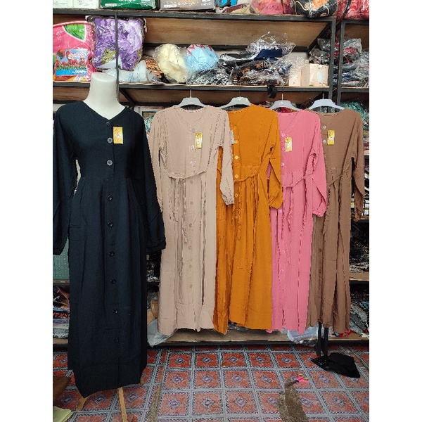 gamis katun rayon