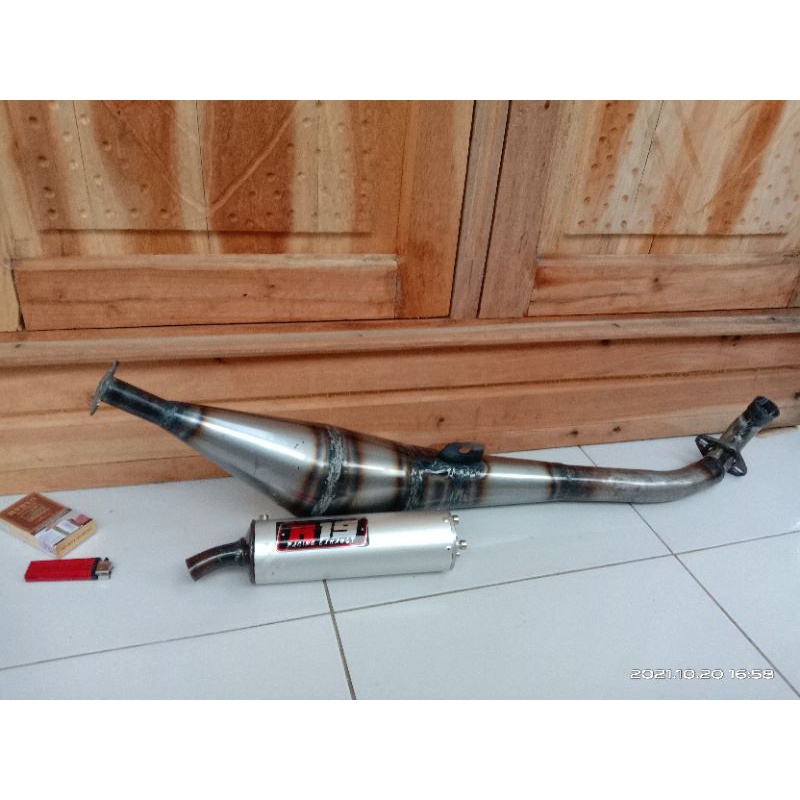 KNALPOT SIGMA KOLONG SAMPING ORIGINAL R19