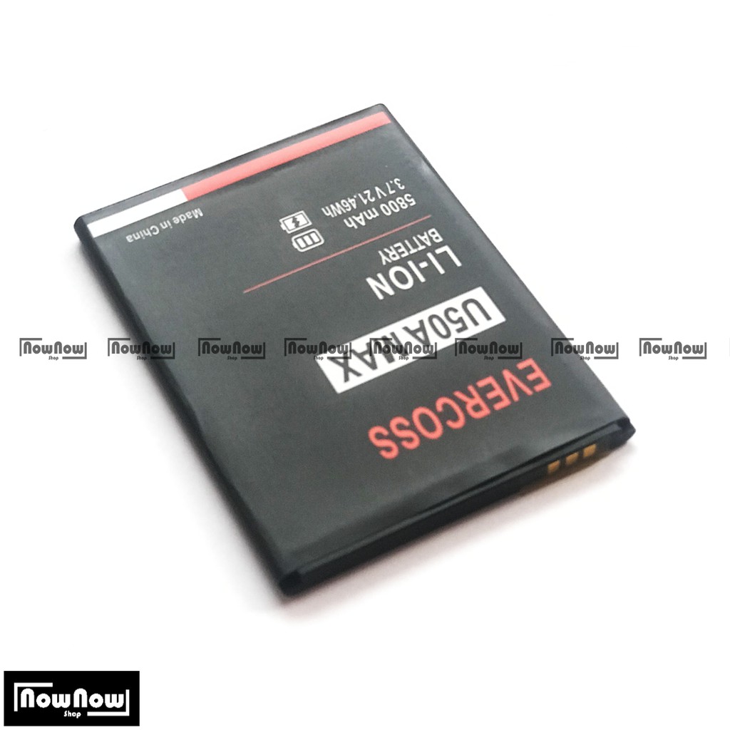 Baterai Evercoss U50A MAX Original Double Power Batre Batrai Battery HP