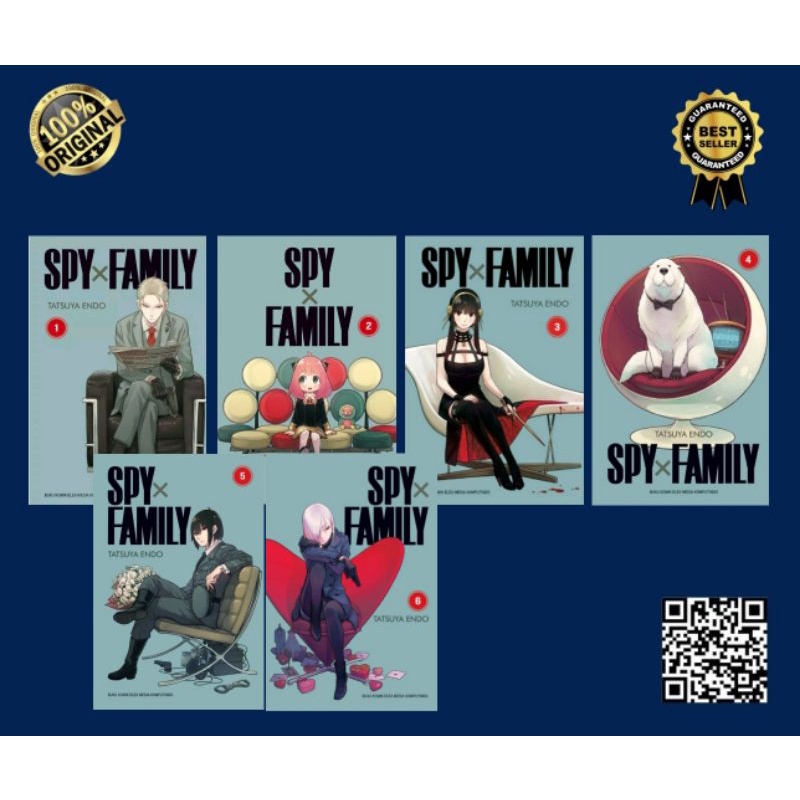 Komik spy x family 1,2,3,4,5,6