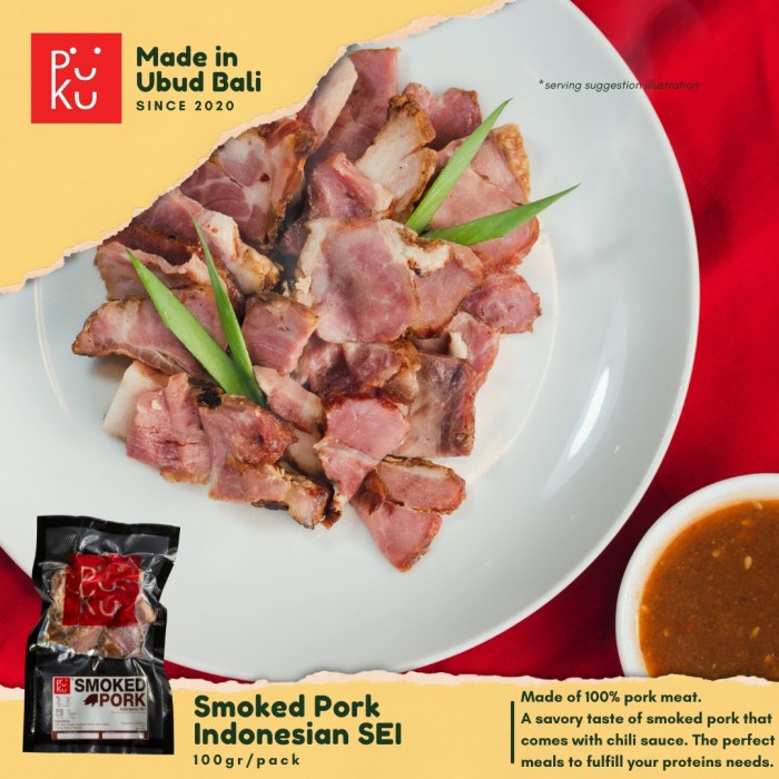 

Puku Babi Asap Sei dengan Sambal - BARU
