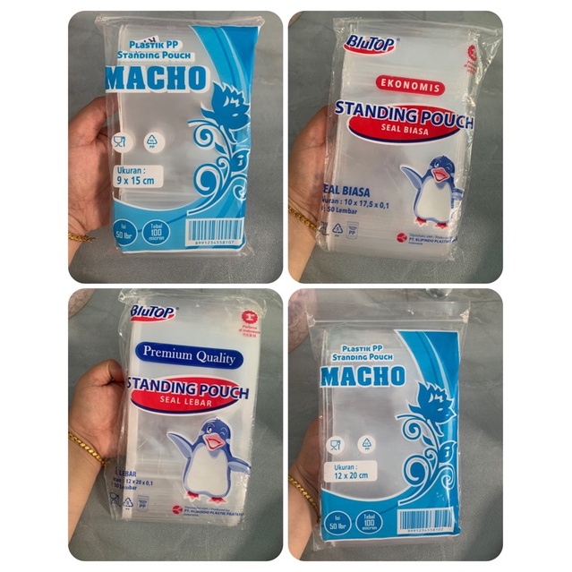 Plastik Standing Pouch 1 Pack Isi 50